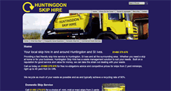 Desktop Screenshot of huntingdonskiphire.net