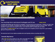 Tablet Screenshot of huntingdonskiphire.net